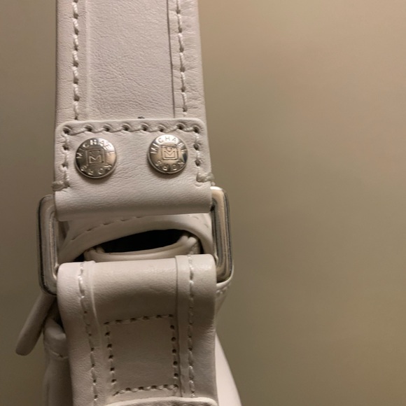 Michael Kors White Leather Shoulder Bag - Picture 6 of 6